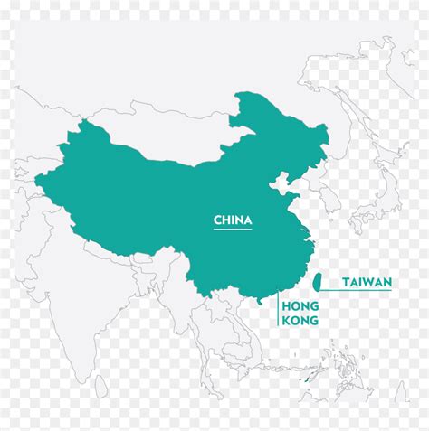 Map Of China Hong Kong And Taiwan