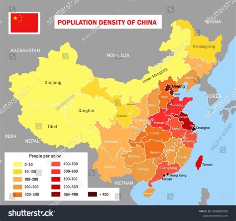 Map Of China Population Density