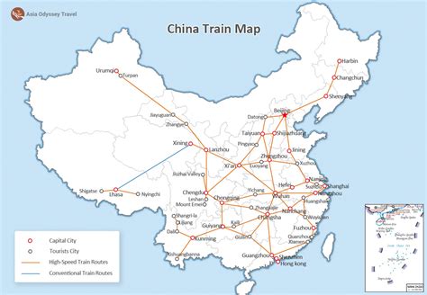 Map Of China Rail Network
