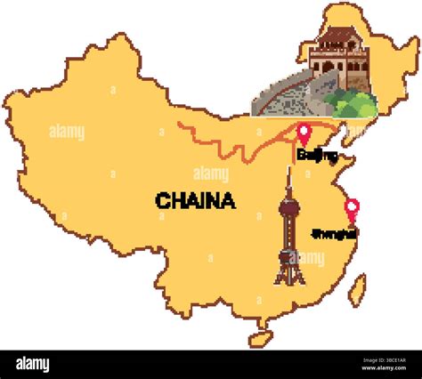 Map Of China Showing Beijing And Shanghai
