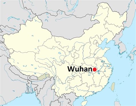 Map Of China Wuhan