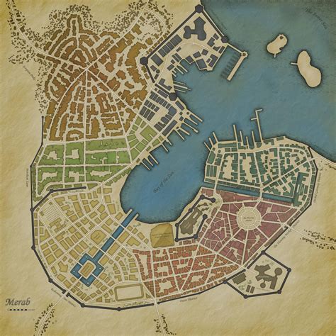 Map Of City Fantasy