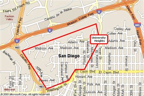 Map Of City Heights San Diego