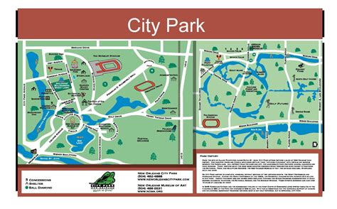 Map Of City Park New Orleans