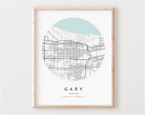 Map Of City Wall Art
