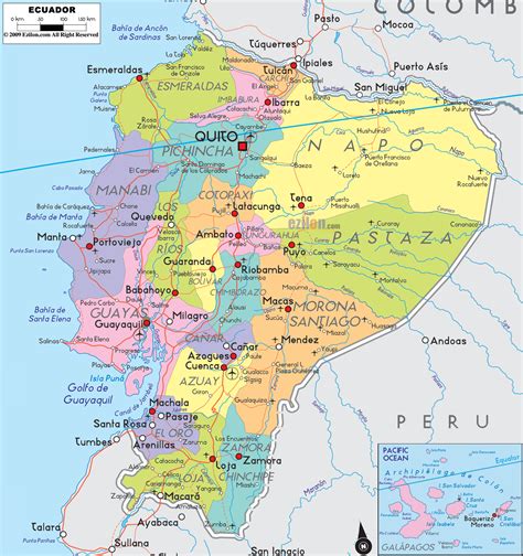 Map Of Colombia Ecuador