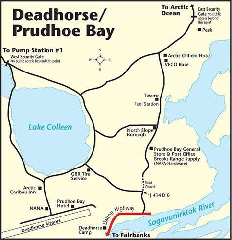 Map Of Deadhorse Alaska
