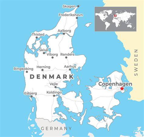Map Of Denmark And Copenhagen