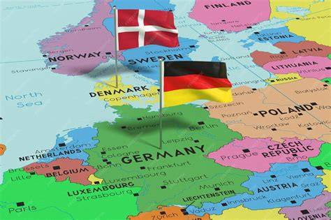 Map Of Denmark And Germany