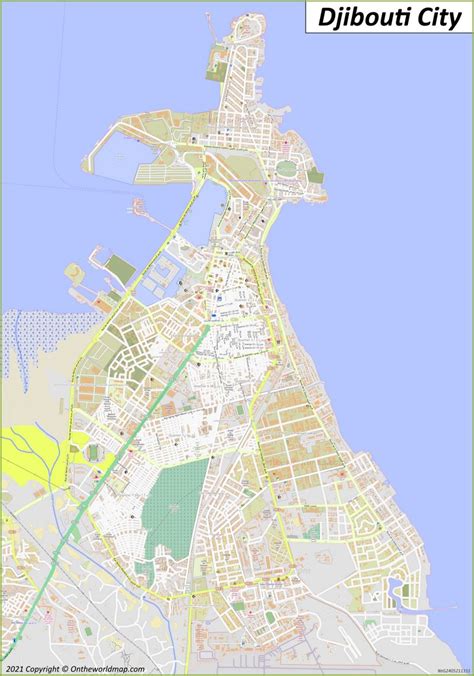 Map Of Djibouti City