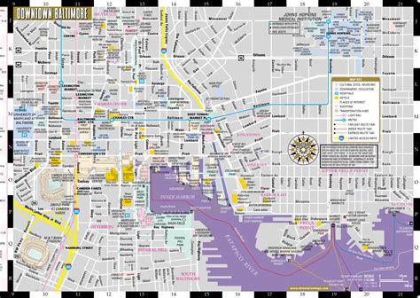 Map Of Downtown Baltimore