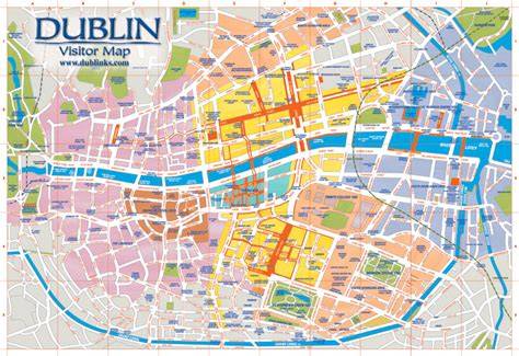 Map Of Downtown Dublin