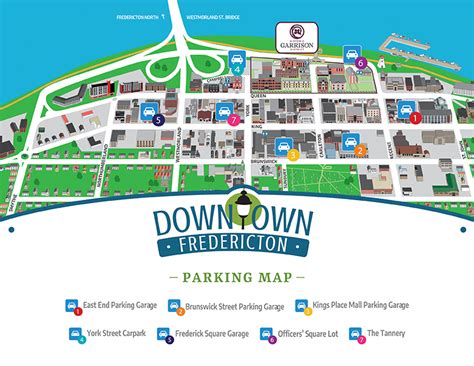 Map Of Downtown Fredericton