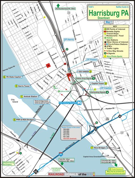 Map Of Downtown Harrisburg Pa