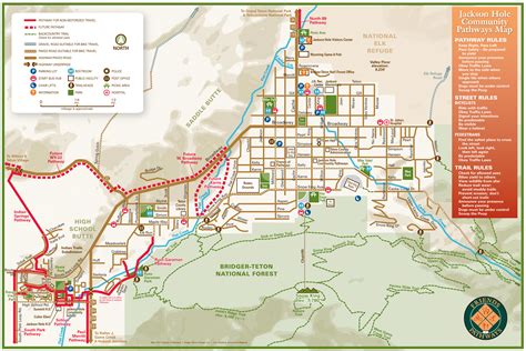 Map Of Downtown Jackson Wyoming