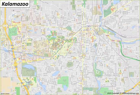 Map Of Downtown Kalamazoo