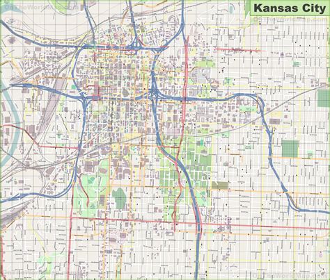 Map Of Downtown Kansas City Mo