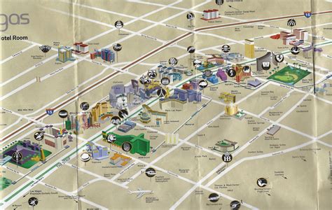 Map Of Downtown Las Vegas Hotels