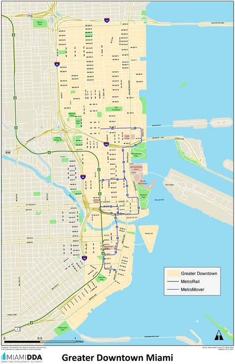 Map Of Downtown Miami