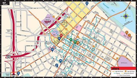 Map Of Downtown Minneapolis