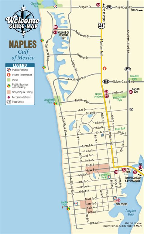 Map Of Downtown Naples Florida