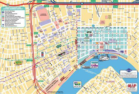 Map Of Downtown New Orleans French Quarter