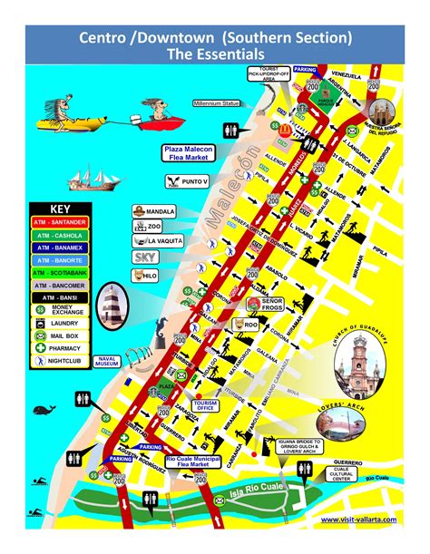 Map Of Downtown Puerto Vallarta