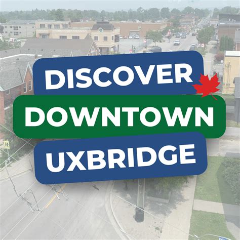 Map Of Downtown Uxbridge