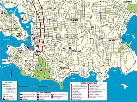 Map Of Downtown Victoria