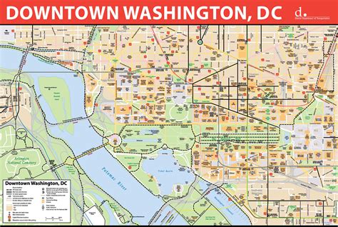 Map Of Downtown Washington Dc