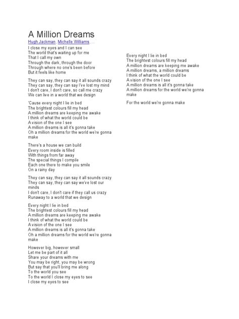 Map Of Dreams English Lyrics