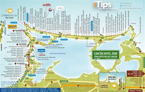 Map Of Dreams Resorts In Cancun