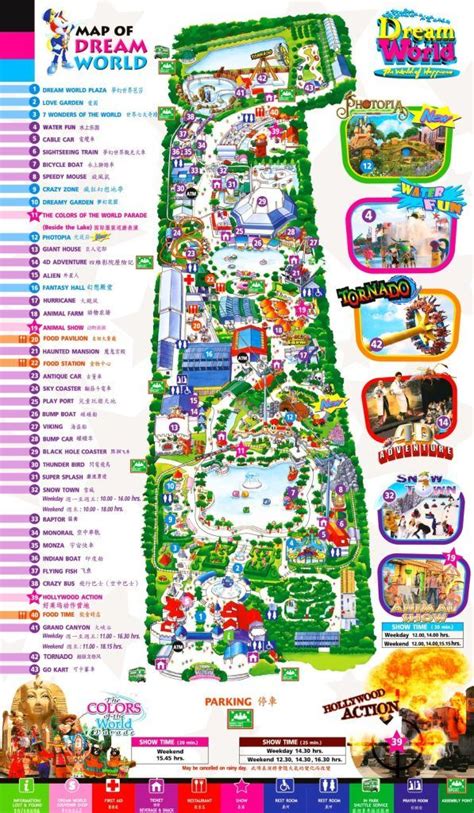 Map Of Dreamworld Bangkok