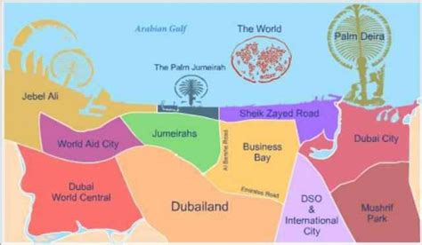Map Of Dubai Communities
