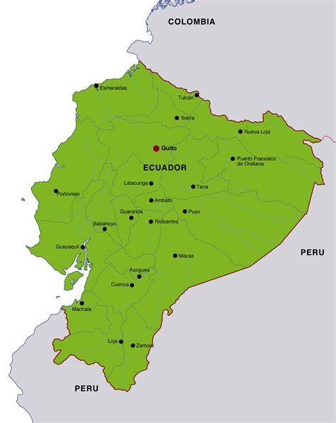 Map Of Ecuador