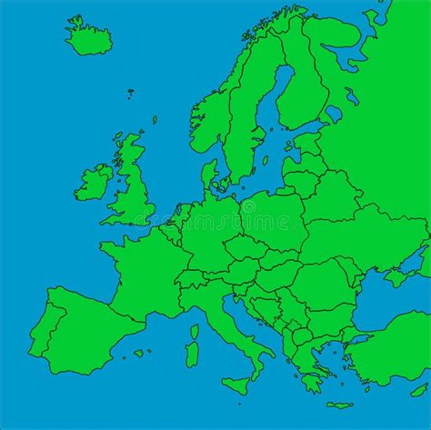 Map Of Europe Borders