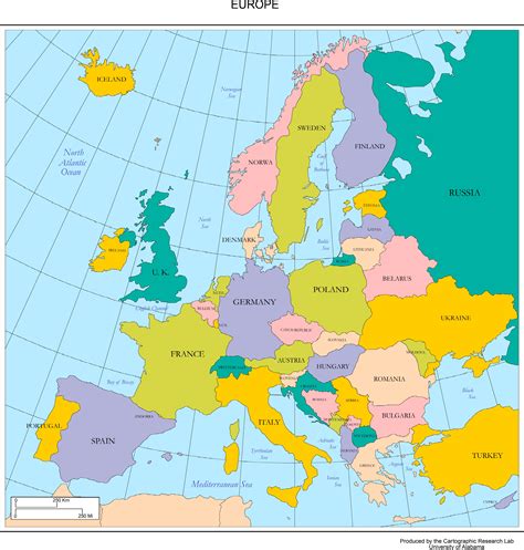 Map Of Europe Download