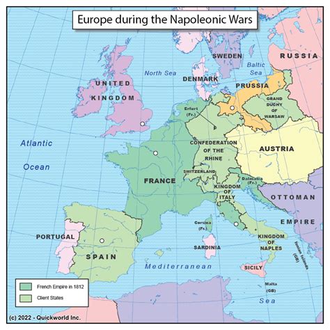 Map Of Europe During Napoleonic Era