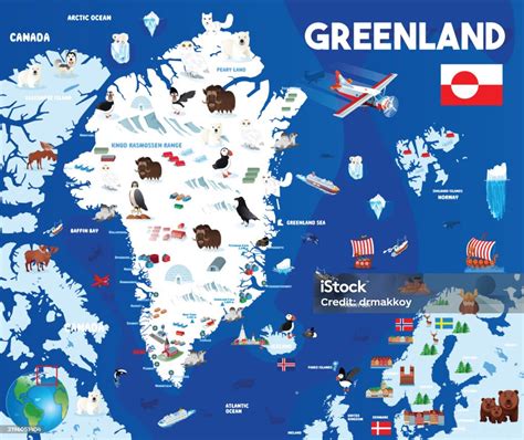 Map Of Europe Greenland