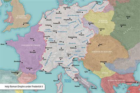 Map Of Europe Holy Roman Empire