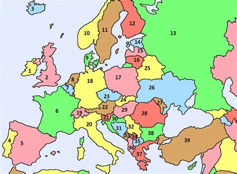 Map Of Europe Quiz Click
