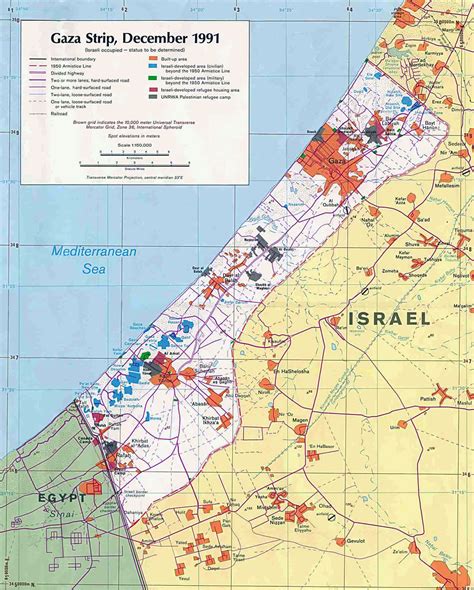 Map Of Gaza City