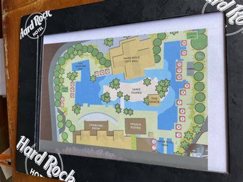 Map Of Hard Rock Hotel Bali