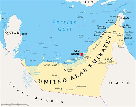 Map Of Hatta Dubai United Arab Emirates