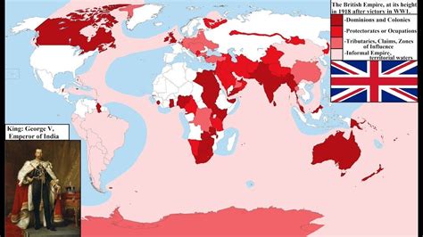 Map Of Height Of British Empire