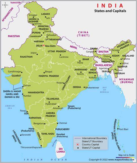 Map Of India
