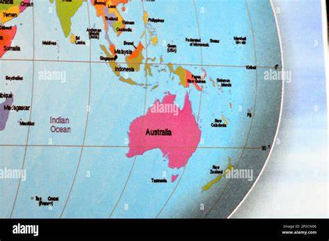 Map Of Indonesia And New Zealand