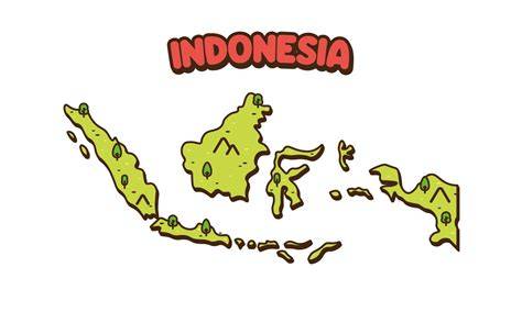 Map Of Indonesia Cartoon