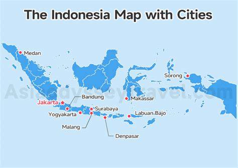 Map Of Indonesia City