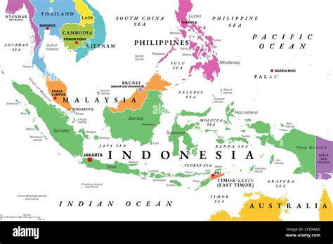 Map Of Indonesia Countries